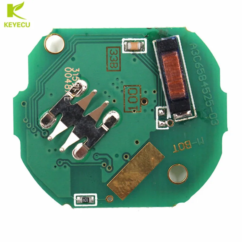 KEYECU умный дистанционный ключ 315 МГц 7941 чип 4 кнопки для MERCEDES BENZ Smart Fortwo 2005-2015 FCC ID: