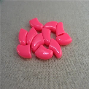 pink 100 шт./лот, колпачки для ногтей для собак, цветные, 6 размеров, доступны с бесплатным клеем и аппликатором, не царапаются - Цвет: pink