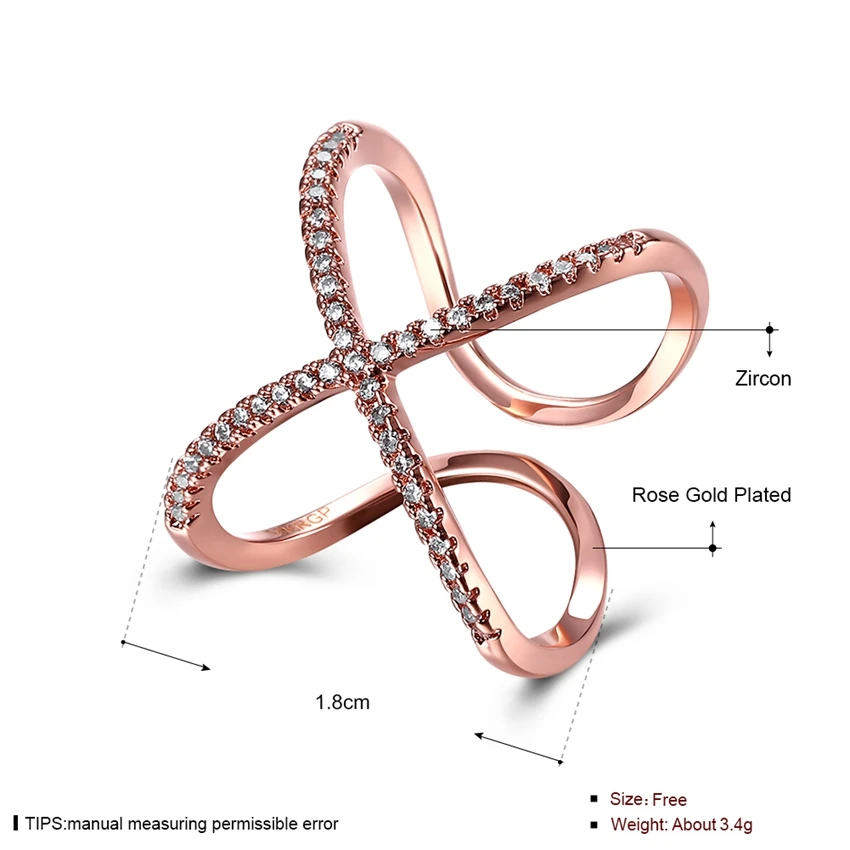 Свадебная мода палец кольцо Обручение Регулируемый Кольца для Для женщин