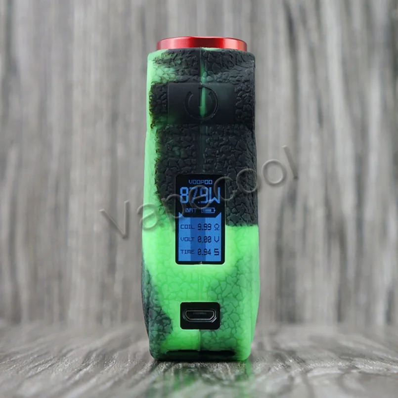 10 шт. силиконовый мод для Voopoo MOJO 88 Вт 2600 мАч чехол резиновый стикер кожи Корпус