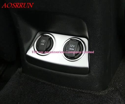 

Car Styling ABS Chrome Inner Cigarette Lighter Decoration Frame Trim For KIA Sportage QL 2016 2017 12V Car-styling accessories