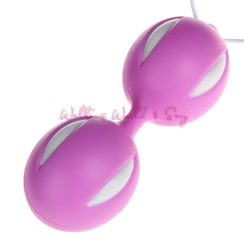 Female Smart Duotone Ben Wa Ball Weighted Kegel Vaginal Tight Exercise Machine Vibrators Toys For Women Adult Erotic | Красота и