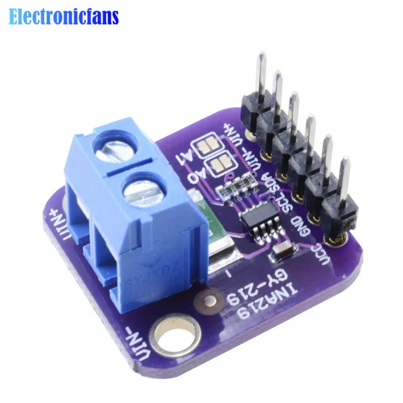 

1Set GY-219 INA219 IC Bi-Directional DC Current Power Supply Sensor Breakout Board Monitoring Module For Arduino