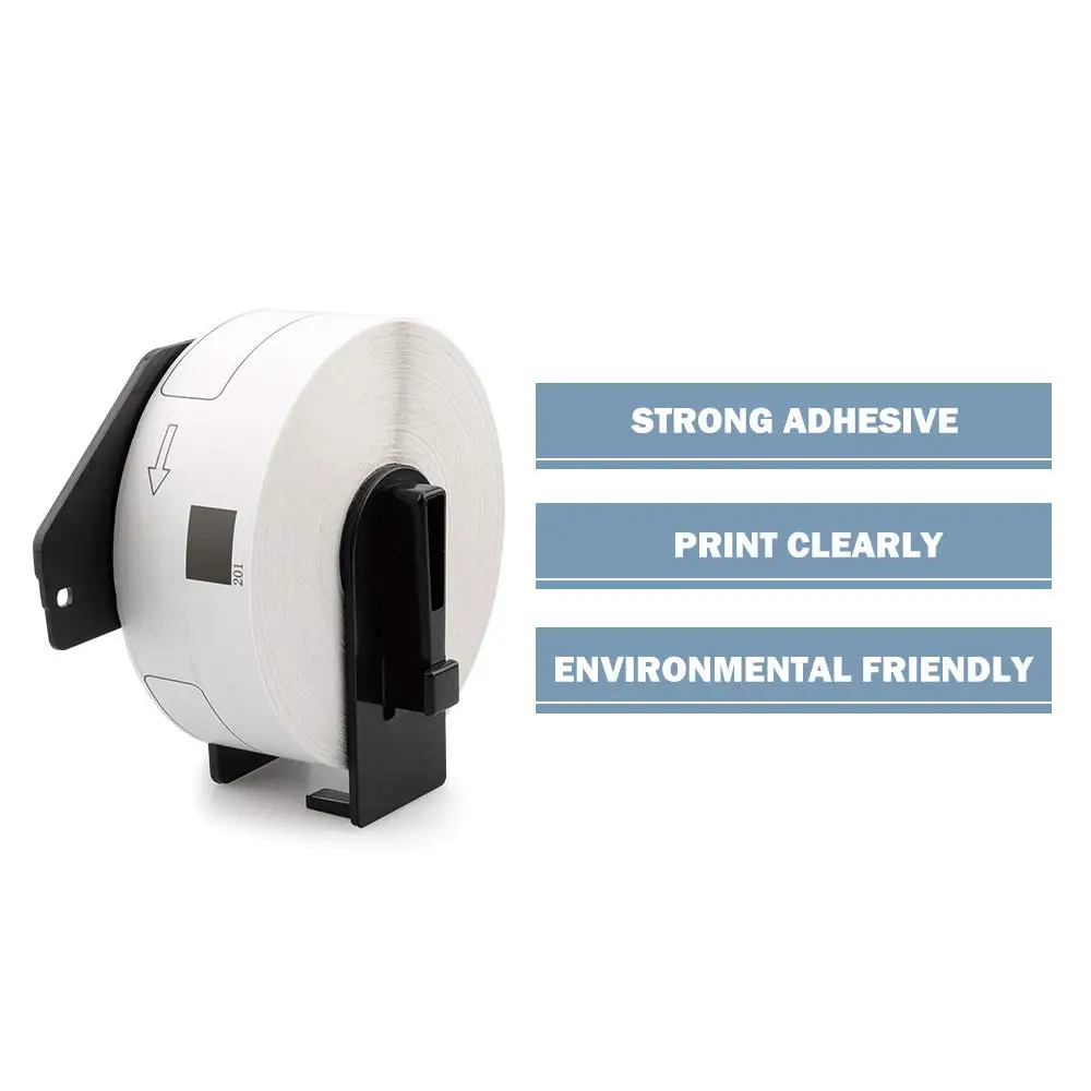 Fimax 6Rolls DK-1201 Compatible for Brother Labels DK-11201 Die-Cut Standard White Paper Address QL570 QL700 QL-1050 | Компьютеры и