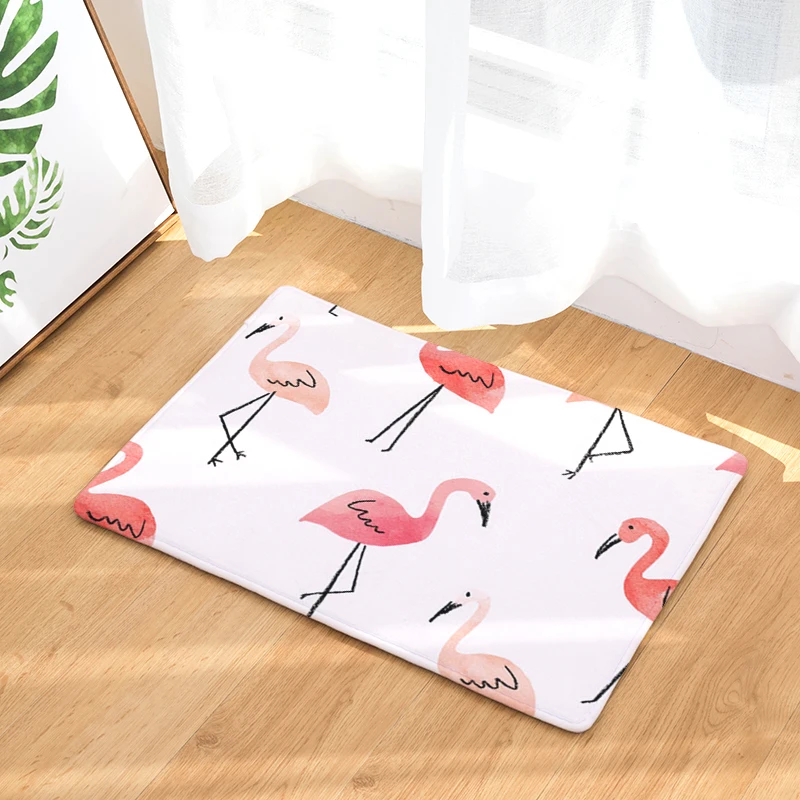 Flamingo Mats Home Decor Series Carpets Non-slip Kitchen Rugs for Living Room Floor 40X60 50X80cm | Дом и сад