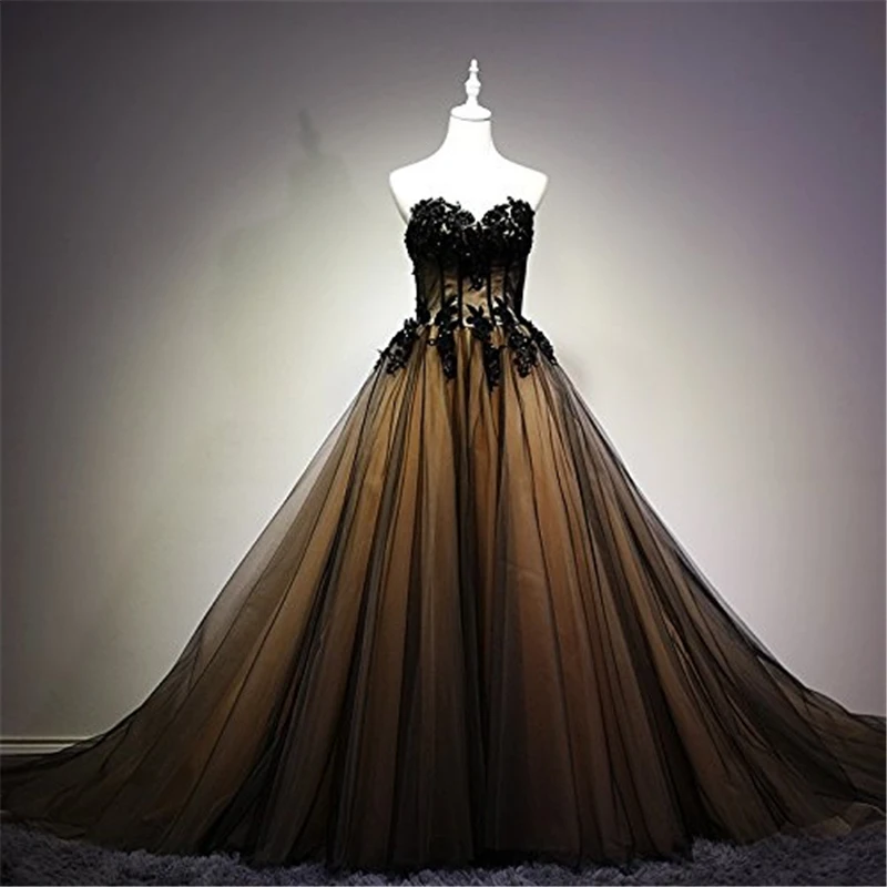 Фото Женское бальное платье с аппликацией кристаллами QA1459 | Свадьбы и торжества