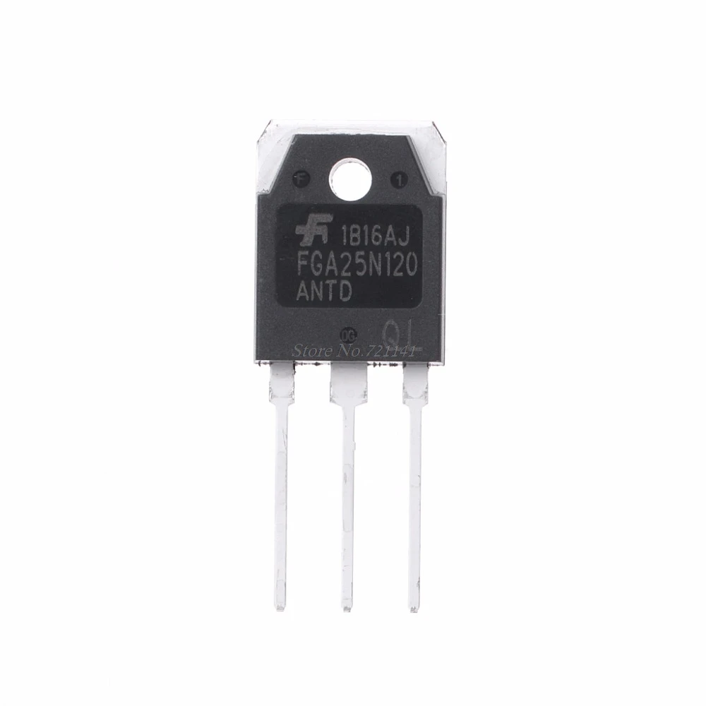 FGA25N120 транзистор Throught Hole полевой эффект IGBT NPT Trench TO3P 1200V 50A
