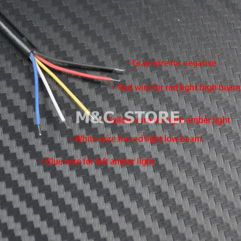 Гибкий светодиодный стоп сигнал для мотоцикла s образная ленсветильник с