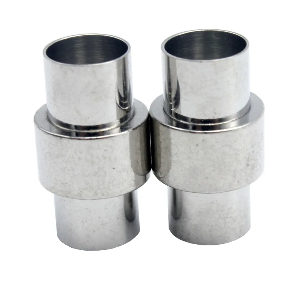 

Aaazee 3 Sets 8mm Inner Hole Silver Magnetic Metal Copper Clasp For Making Bracelet Necklace Jewelry Connectors