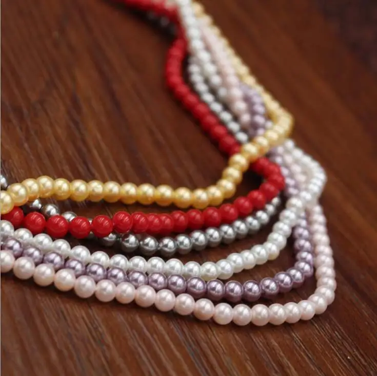 4mm Shell Pearl Semi-finished Products | Украшения и аксессуары