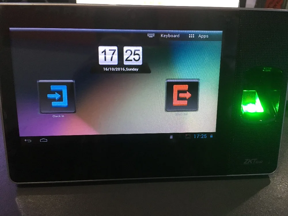 Бесплатная доставка! Biosmart Zpad ZKteco отпечаток пальца посещаемость времени Android