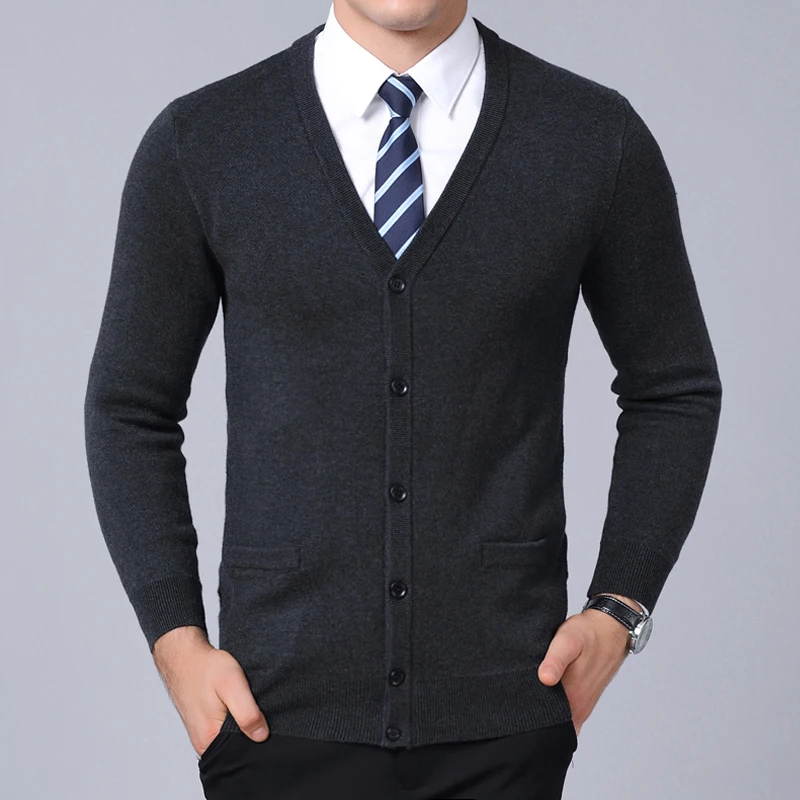 

DIMI Jumpers Knitred Warm Winter Korean Style Casual Mens Clothes New Fashion Brand Sweater for Mens Cardigan V Neck Slim Fit