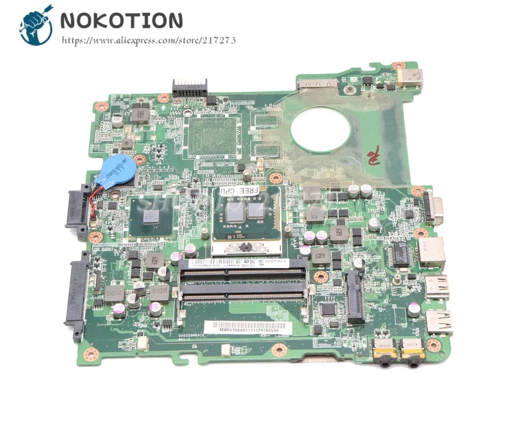 Материнская плата NOKOTION для ноутбука Acer aspire 4738 4738G материнская HM55 UMA DDR3 с