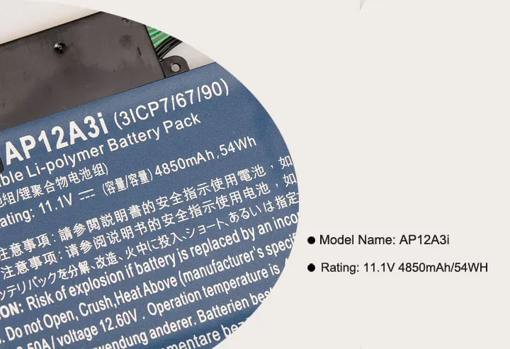 11,1 В 4850 мАч KingSener Новая батарея AP12A3i для acer Iconia W700 Aspire Timeline Ultra U M3-581TG M5-481TG AP12A3i AP12A4i 54WH