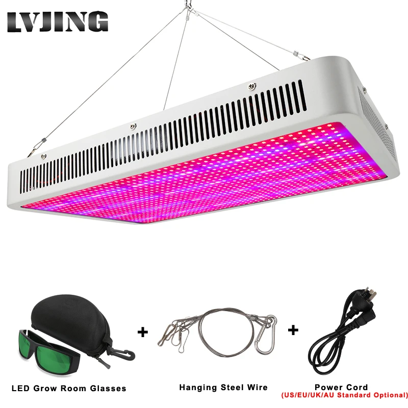 

LVJING светодиодный светильник 300/400/500/600/800/1000/1200/1600W полный спектр для внутреннего парниковых расти палатку успешно выращивайте растения Led све...