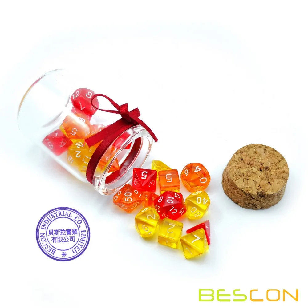 Bescon мини кубики набор драгоценных камней 21 шт. драгоценный камень многогранные