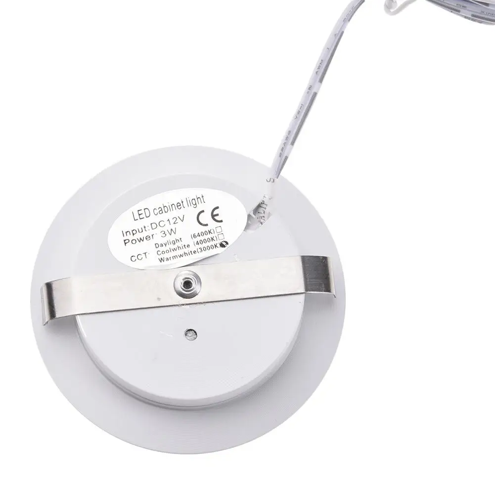 LAIDEYI под шкафом 12V шкаф круглый комнатный светильники кухонные потолочные