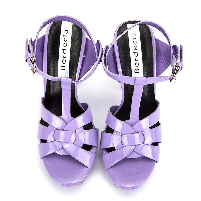 Berdecia Platform High Heels Sandals Women Shoes Summer Pumps Sexy Wedding Woman Ankle Strap Gladiator Luxury Designers | Обувь