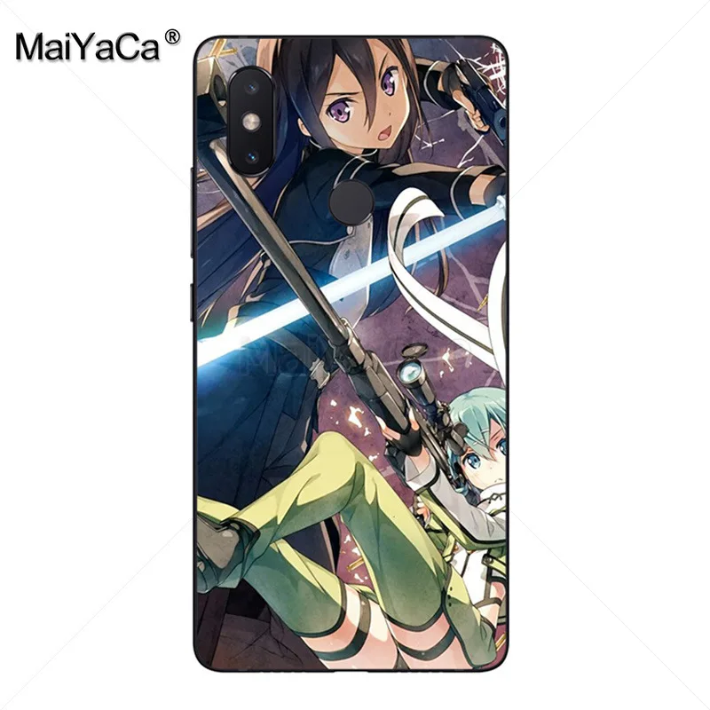 Аксессуары для телефона MaiYaCa Sword Art Online SAO Anime Manga чехол xiaomi mi 8se 6 note2 note3 redmi 5 plus note 4