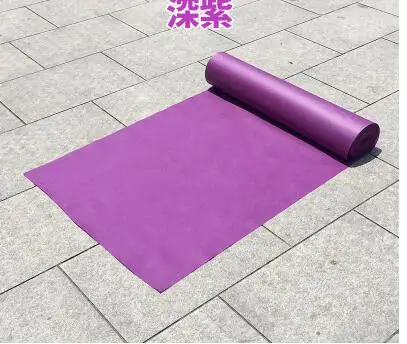DARK PURPLE Популярная чисто белая-дешевая Свадебная прохода VIP ковровая дорожка для церковного сценического зала Свадебная ковровая дорожка коврики - Цвет: DARK PURPLE