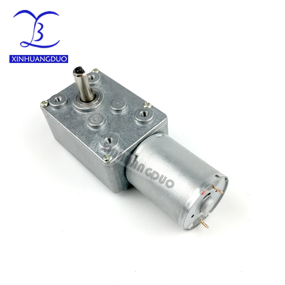 370 DC 12V Gear Motor of Miniature 2 RPM Low-speed Reduction Metal GearBox Gearwheel Model 6mm Shaft Diameter | Обустройство дома