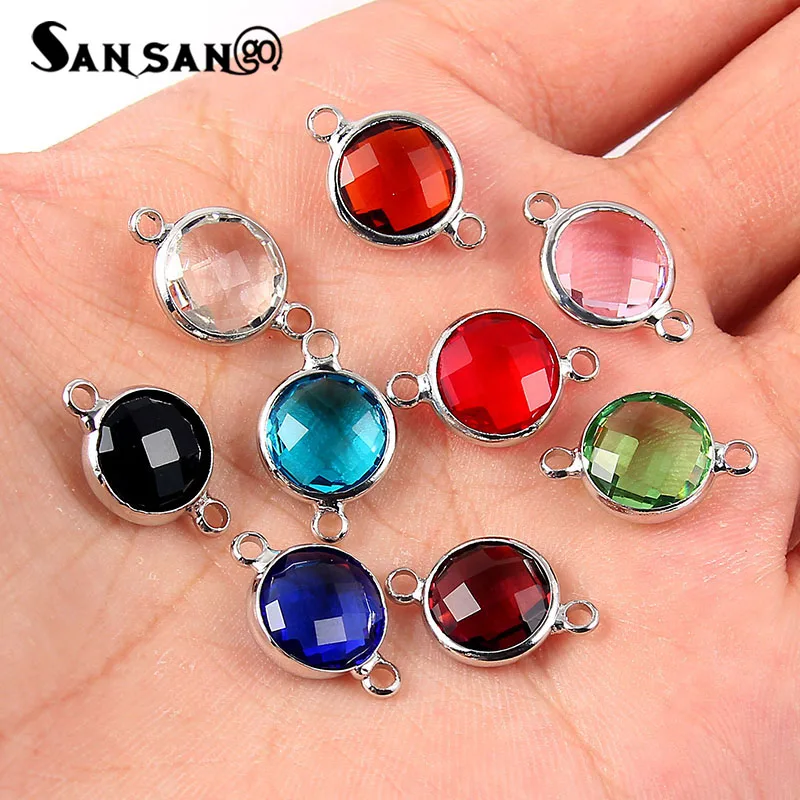 Соединитель Круглый с 2 отверстиями для браслетов и сережек 16 х10 мм 10 шт. |