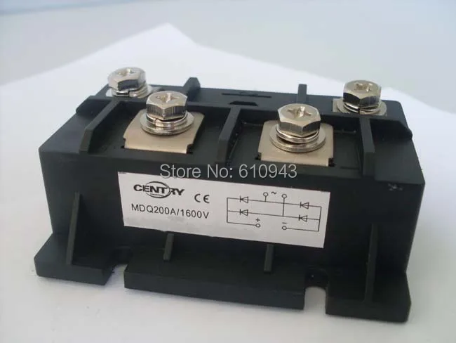 Однофазный диодный мостовой выпрямитель MDQ200A 1600 в Бесплатная доставка Прямая