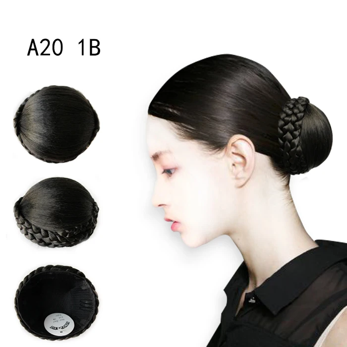 Популярный женский плетеный шиньон 9 см синтетический оптовая продажа