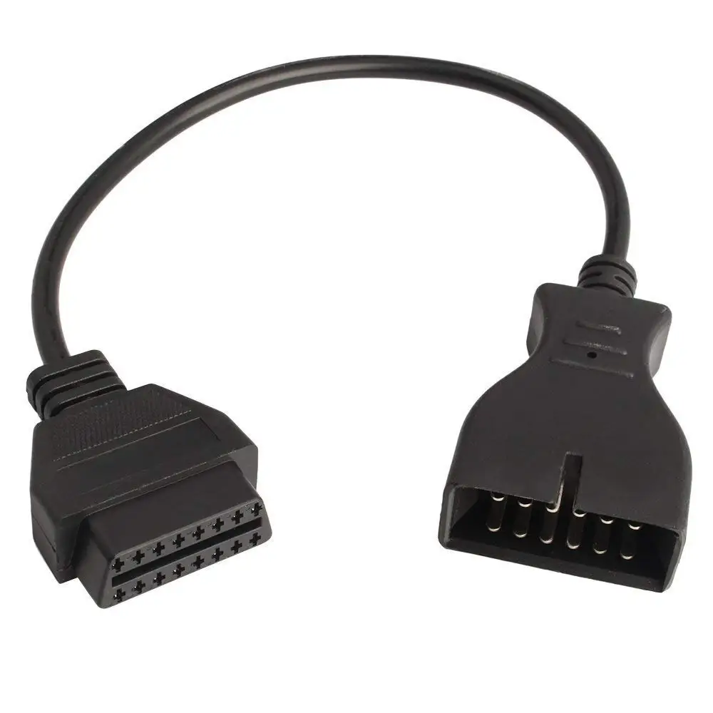 10 шт./лот адаптер OBDII OBD 2 для разъема GM 12 16 контактов Автомобильный