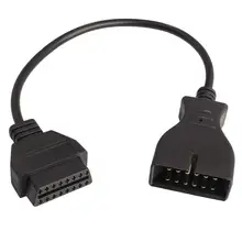 10 шт./лот адаптер OBDII OBD 2 для разъема GM 12 16 контактов