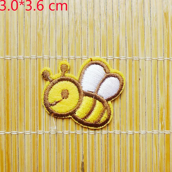 1 шт. высококачественные Симпатичные Мультяшные нашивки King Bee с утюгом значки