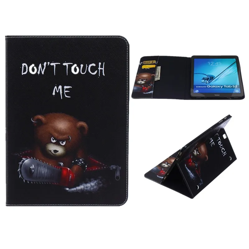 Модный чехол кошелек из искусственной кожи с отделениями для карт и подставкой