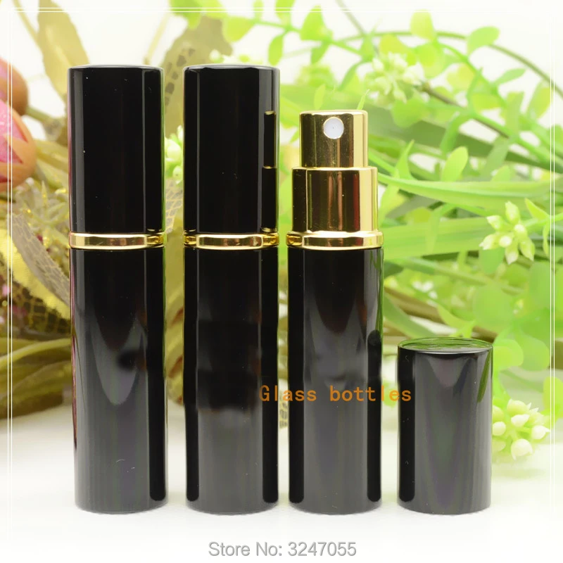 

5ML 40pcs/lot Black Classic Aluminum Perfume Bottle, Protable High-end Spray Bottle for Cosmetic Moisturizer, Makeup Tools