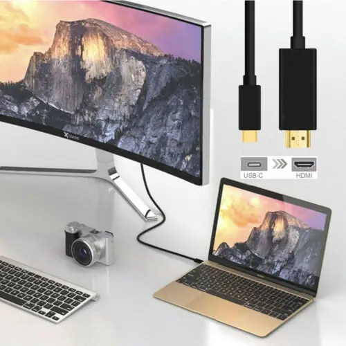 Кабель адаптер USB Type C 4K HDMI HDTV для Macbook Samsung Galaxy S8 S9 S10 + Huawei P30 P20 P10 Mate 20 series|Кабели