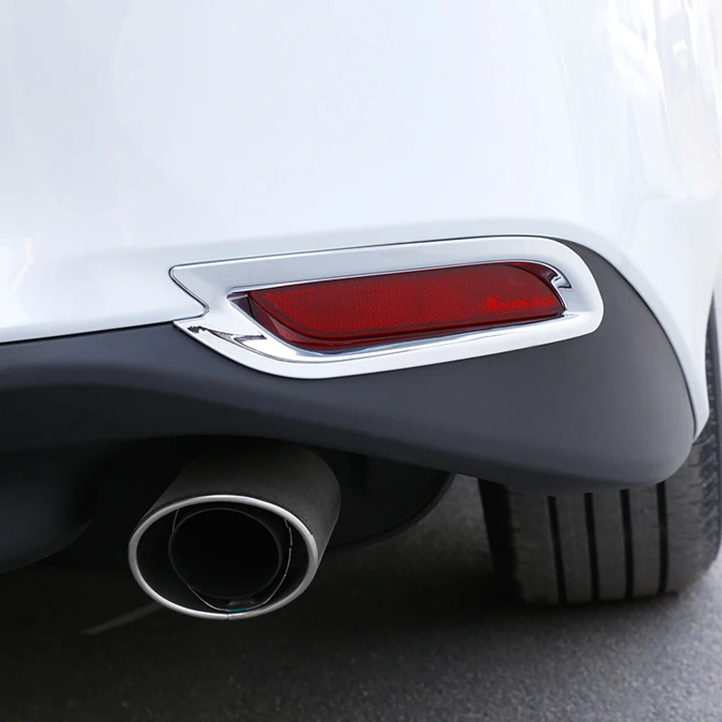 

My Good Car Front Rear Fog Lamp Decoration Frame Trim Cover Sticker Styling Car Accessories for Toyota Camry 2018