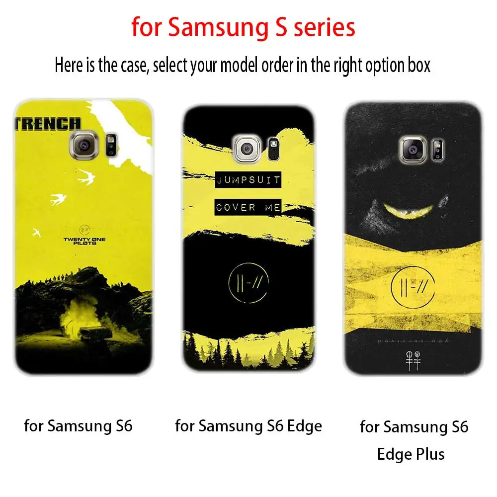 Чехол для Samsung S6 S7 Edge Plus S8 S9 S10 E мягкий 3D чехол из ТПУ Note 8 9 10 Pro Twenty One Pilots Trench