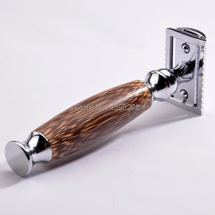 Безопасная бритва из бамбука с двойными краями CSB идеальная пластиковая