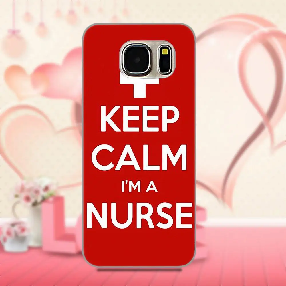 Oedmeb Keep Calm I'm A медсестра ТПУ телефон для Apple iPhone 4 4S 5 5C 5S SE 6 6S 7 8 Plus X LG G3 G4 G5 G6 K4 K7 K8 K10