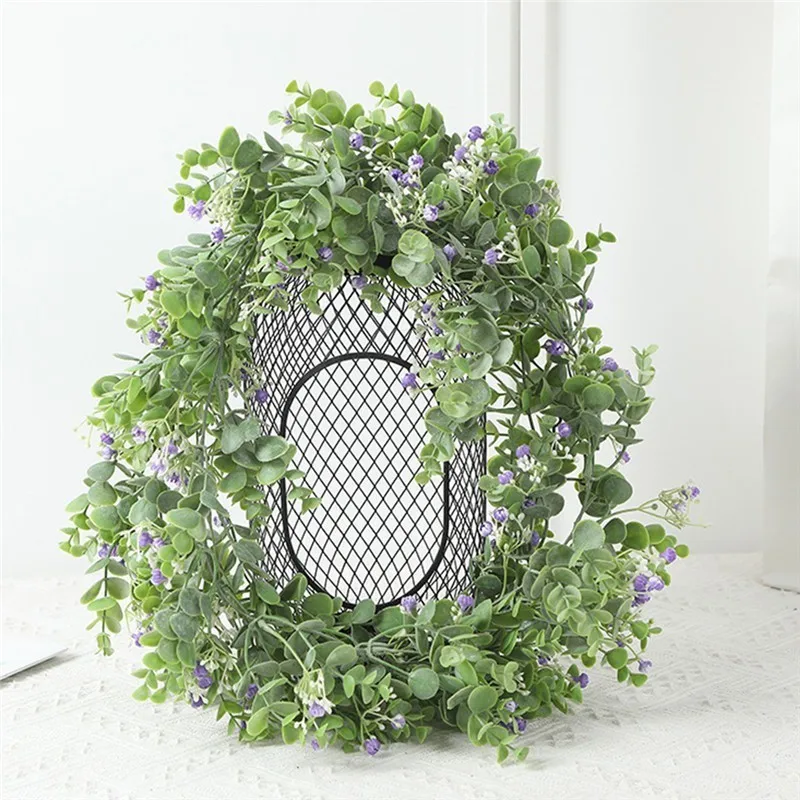 Гирлянда из искусственного эвкалипта 195 см искусственные растения листья