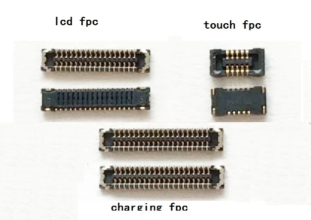 10 шт. сенсорный экран дигитайзер ЖК-дисплей зарядка FPC Разъем для материнской