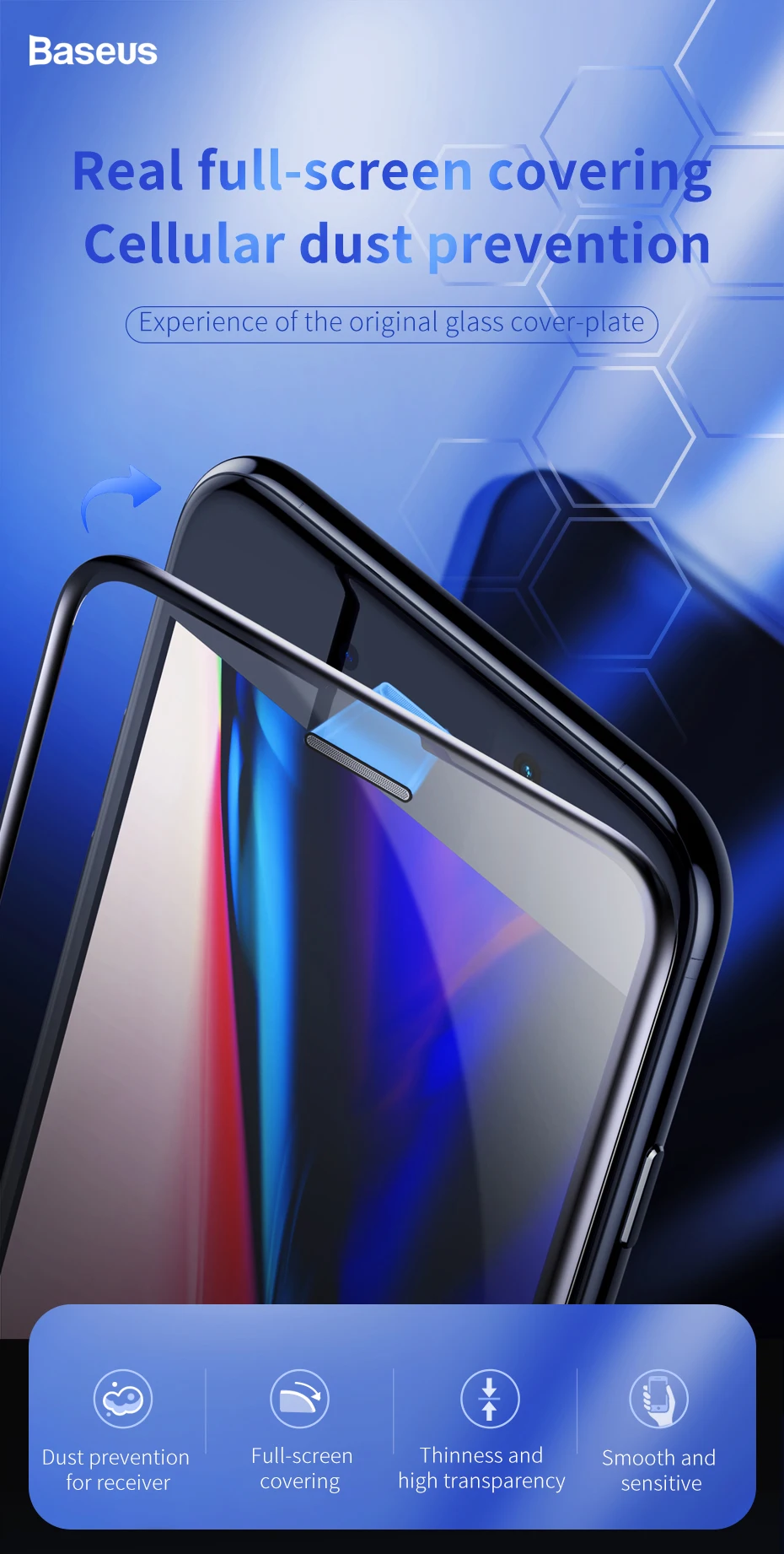 Baseus 0,3 мм Тонкое защитное стекло для iPhone 7 8 6 6s Защитная пленка для экрана 9 H полное покрытие из закаленного стекла для iPhone 6 S 7 8 Plus