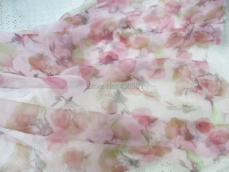 5 м/лот тонкий свадебное платье Материал желтый розовый синий роза Цветочный