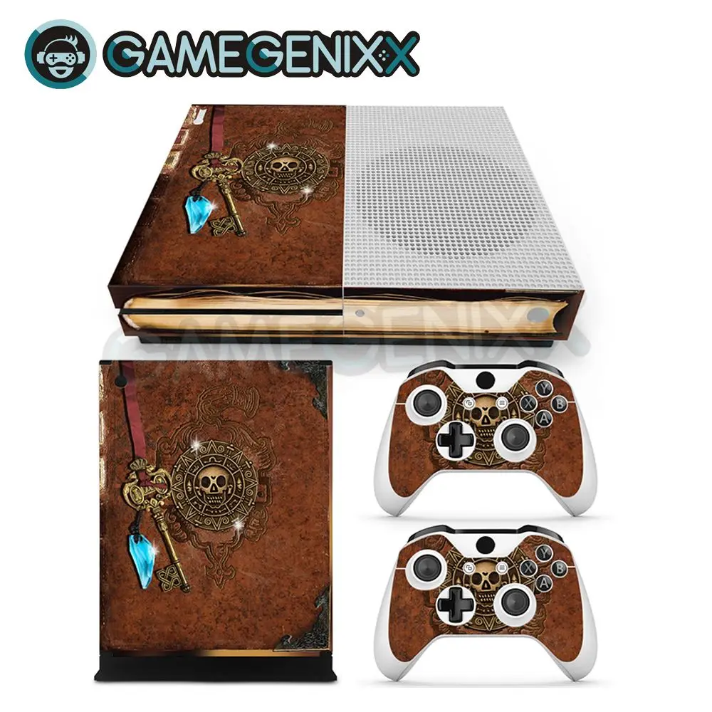 Наклейка на кожу GAMEGENIXX Виниловая наклейка для Xbox One Slim консоль и 2 контроллера