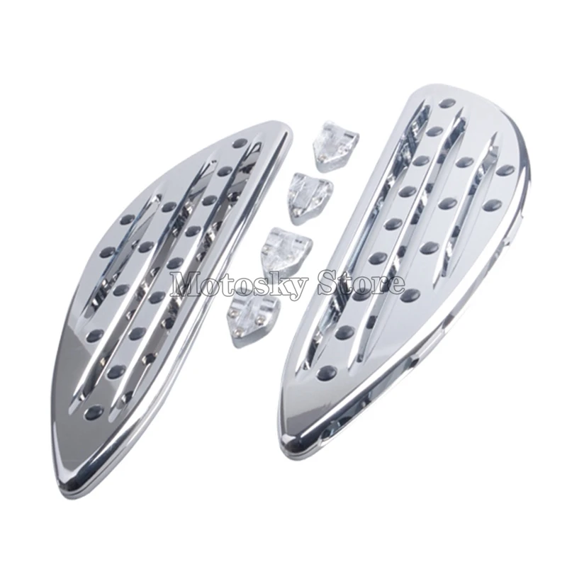 Подножка мотоцикла CNC Cut Driver Floorboards педаль подножки для Harley Touring Softail FLHT Dyna FLSTF Road King