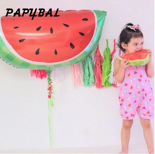 24Pcs Flamingo Foil Balloons Hawaiian Tropical Luau Party Supplies Jumbo Super Shape Fruit Summer Birthday | Дом и сад