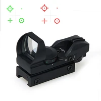 ppt tactical 1x magnification 4 reticle mini red green dot scope for outdoor cs wargame hunting hs2 0097