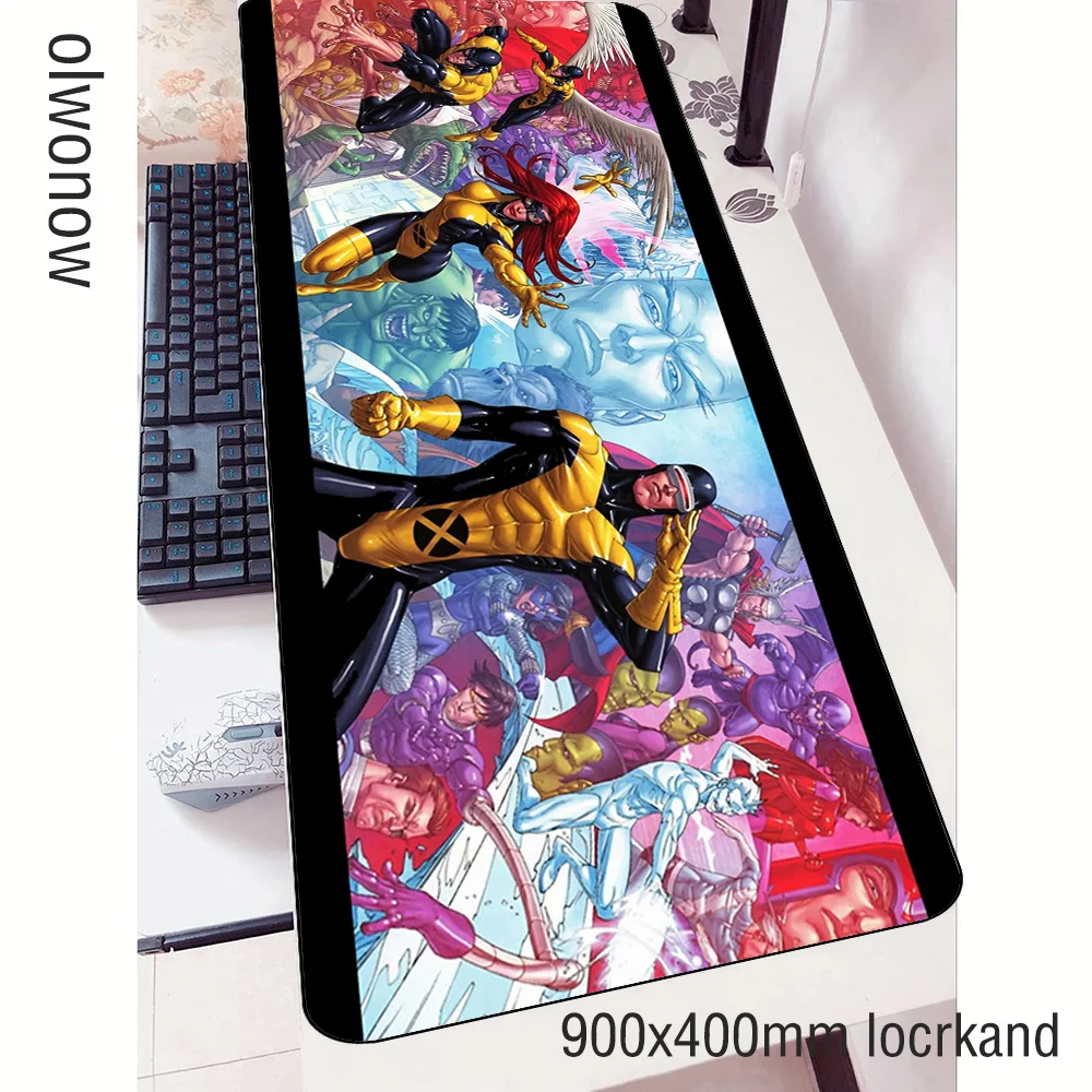 X Men коврик для мыши 90x40 см Коврик модный notbook компьютерный HD шаблон игровая padmouse