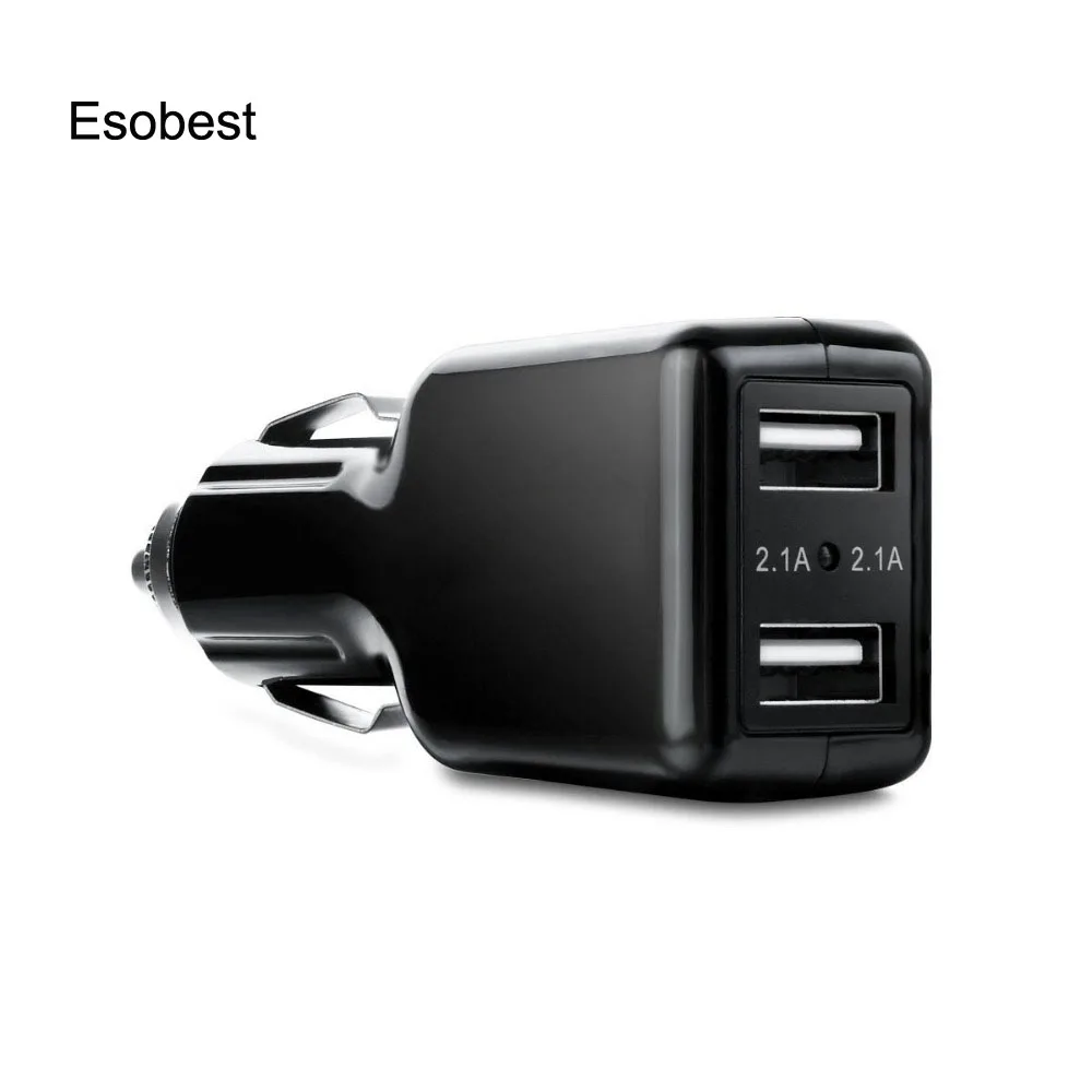 Автомобильное зарядное устройство Esobest с двумя usb портами 4 2 А (21 Вт)/4 8 (24 Вт)