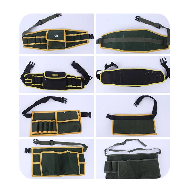 Зеленая Холщовая Сумка для ногтей 7 спецификаций утолщенная Универсальный