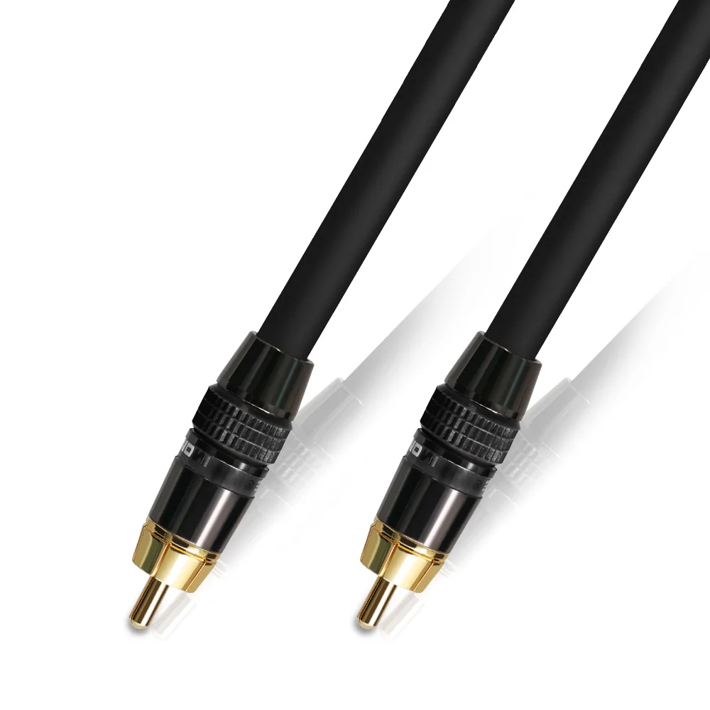RCA кабель стерео аудио 0 5 м 1 2 3 к папа мужчине коаксиальный для ТВ усилителя